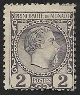 MONACO  1883   -   YT  2  -   Charles III    -  Oblitéré - Oblitérés
