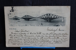 V-89 /  Angleterre  Royaume-Uni  Ecosse  Fife, The Forth Bridge River  / Circule 1900 - Fife