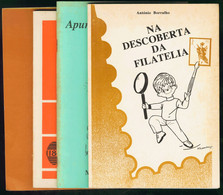 (1990ca). Conjunto De Publicaciones Y Libros De Exposiciones Y Divulgativos De Filatelia Portuguesa Y Gallega, Alguno Re - Autres & Non Classés