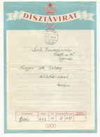 Hungary, Telegram,  1953. - Télégraphes