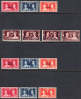 GB Coronation Omnibus 1937 Assorted, Mint Mounted, See Notes, Sc# ,SG - Otros & Sin Clasificación