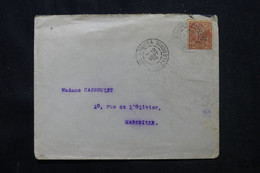 NOUVELLE CALÉDONIE - Enveloppe De Nouméa Pour La France En 1925, Affranchissement Rade De Nouméa 25ct - L 76073 - Storia Postale