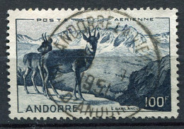 ANDORRE FRANCAIS POSTE AERIENNE N°1 OBLITERE ISARDS - Airmail