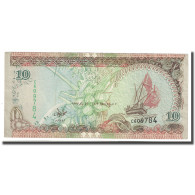 Billet, Maldives, 10 Rufiyaa, 1998, 1998-10-25, KM:19a, TTB - Maldiven