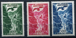 ANDORRE FRANCAIS POSTE AERIENNE N° 2 / 4 * LE VALIRA DE L'ORIENT - Airmail