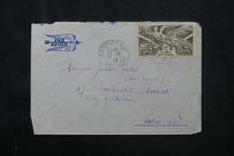 RÉUNION - Affranchissement De St Denis Sur Enveloppe De La Rivière Des Pluies Pour La France En 1947 - L 76083 - Cartas & Documentos