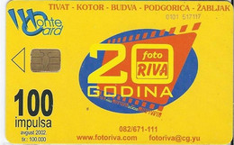 MONTENEGRO - FOTORIVA - 100.000EX - Montenegro