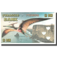 Billet, Espagne, Billet Touristique, 2015, JURASSIC BANK 13 DIN, NEUF - [ 7] Fautés & Variétés