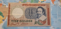 THE NETHERLANDS 10 GULDEN P 85 1953 VF - Other & Unclassified