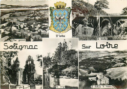 Carte Semie Moderne GRAND Format De SOLIGNAC SUR LOIRE - Solignac Sur Loire