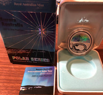 Australia 5 $ International Polar Year Series Aurora Australis 2009 Proof - Sets Sin Usar &  Sets De Prueba