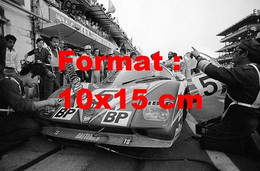 Reproduction D'une Photographie D'une Peugeot De L'écurie TS WM P76 Peugeot Aux 24 Heures Du Mans De 1976 - Reproductions