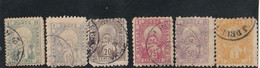 Maroc. Postes Locales. 6 Timbres. Mazagan-Marrakech. Yvert Et Tellier N° 46 à 51. 1893-1895. Etat Moyen. - Sellos Locales