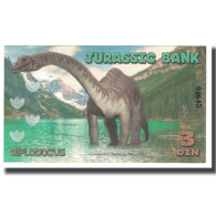 Billet, Espagne, Billet Touristique, 2015, JURASSIC BANK, NEUF - [ 7] Fouten & Varianten