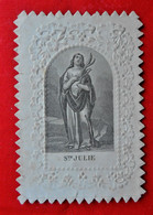 Image Pieuse Sainte Julie - Type Canivet - Images Religieuses