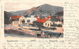 RIBEAUVILLE-Rappoltsweiler-Colmar (68-Haut-Rhin) Gare-Bahnhof-Chemin De Fer Colorisée - Ribeauvillé