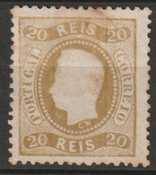 Portugal 1867 Sc 27 Yt 28 MNG Toning Spots - Unused Stamps