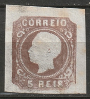 Portugal 1862 Sc 12a Yt 13a MH Type II Toning Spots Wide Margins - Unused Stamps