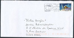 France - Timbre Adhésif YT A34 Seul Sur Lettre Oblitération Flamme - Covers & Documents