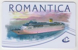 ITALY Cabin Keycard - ROMANTICA (Cruise Ship),Used - Cartes D'hotel