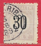 Suriname Taxe N°6C 30c Lilas &  Noir 1888-89 O - Suriname ... - 1975
