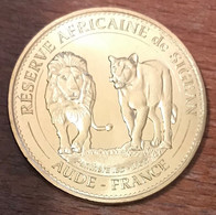 11 SIGEAN N°23 COUPLE DE LIONS MÉDAILLE SOUVENIR MONNAIE DE PARIS 2018 JETON TOURISTIQUE MEDALS COINS TOKENS - 2018