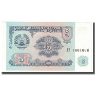 Billet, Tajikistan, 5 Rubles, 1994, KM:2a, SPL+ - Tadjikistan