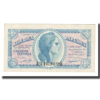 Billet, Espagne, 50 Centimos, 1937, KM:93, TTB+ - Andere & Zonder Classificatie