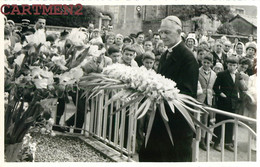 CARTE PHOTO : SAINT-SAUVEUR-EN-PUISAYE EXPOSITION FLORALE " CLAIREFONTAINE " LA KERMESSE JUILLET 1963 YONNE 89 - Saint Sauveur En Puisaye