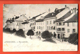 ZBS-08 Avenches  Pension Jomini   Précurseur, Cachet 1906 - Avenches