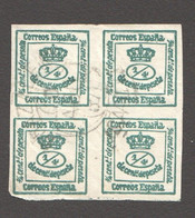 1873   Corona Mural 4/4  Edifil 130 Usato - Used Stamps