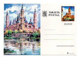 Espagne -- Entier CARTE POSTALE Illustrée  ZARAGOZA  N° 0119950   --NEUF - 1931-....