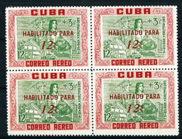 LOTE 2154 ///  (C115) CUBA - YT A-203 (bloque-4) **MNH // CATALG/COTE: 13,50€  ¡¡¡ OFERTA - LIQUIDATION - JE LIQUIDE !!! - Luftpost