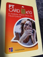 PORTUGAL   CHIPCARD  10 € A FORMA MAIS FACIL DE TELEFONAR   ALGARVE    Nice  Fine Used      **3688** - Portugal