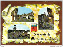 Carte Postale  82.  Montaigu-de-Quercy  Trés Beau Plan - Montaigu De Quercy