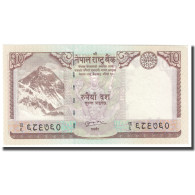 Billet, Népal, 10 Rupees, 2008, KM:61, SPL+ - Nepal