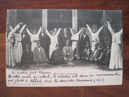1907 CPA Ak Les Derviches Tourneurs Turquie Turkey Türkei LEVANT Empire Ottoman Voyagée - Turquia