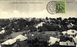 1911 - C P A  De Conakky   Affr. 1 C  Oblit. MAMOU / Guinée-Française - Covers & Documents