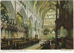 The Choir Chancel, Exeter Cathedral, Devon - (John Hinde Original) - Exeter