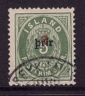 Island 18 A II Gestempelt 5 AUR Zähnung 14 : 13 1/2 Geprüft (22170) - Used Stamps