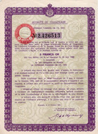Emprunt Funding OR 5% 1933 - Obligation Au Porteur - Ouprava Fondova -  Royaume De Yougoslavie - Belgrade 1935. - Banco & Caja De Ahorros