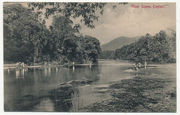 CPA - CEYLAN - River Scene, Ceylon - Sri Lanka (Ceylon)