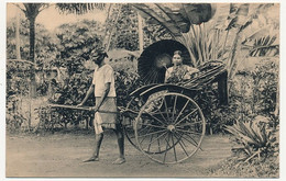 CPA - CEYLAN - Tamil Lady In Rickshaw - Sri Lanka (Ceylon)