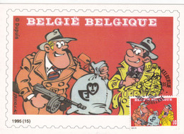 B01-204 2619 BD Carte MK BK MB FDC Rare Sammy Berckmans Arthur 7-10-1995 8660 Adinkerke €12 - 1991-2000