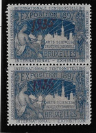 Belgique - Bruxelles 1897 Surchargé 1935 - Paire - Vignette - Neuf ** Sans Charnière - B/TB - Erinnophilie [E]