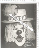 XW // Vintage // Photo Publicitaire ANCIENNE  Clown Cirque CLOWNIE Love Clownie Clown Circus - Mestieri