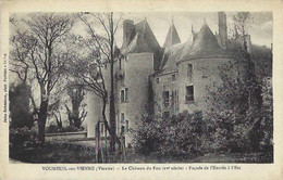 86 - Vouneuil-sur-Vienne - Le Château Du Fou (XVe Siècle) - Façade De L'Entrée à L'Est - éd. Jules Robuchon (circ. 1918) - Vouneuil Sur Vienne