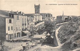 66-PERPIGNAN- QUARTIER ET CLOCHER ST-JACQUES - Perpignan