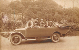 65-LOURDES-CARTE-PHOTO- VEHICULE D'EXCUSION - Lourdes