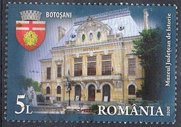 2020 - ROMANIA - MUSEO DI BOTOSANI  / BOTOSANI MUSEUM. USATO / USED - Oblitérés
